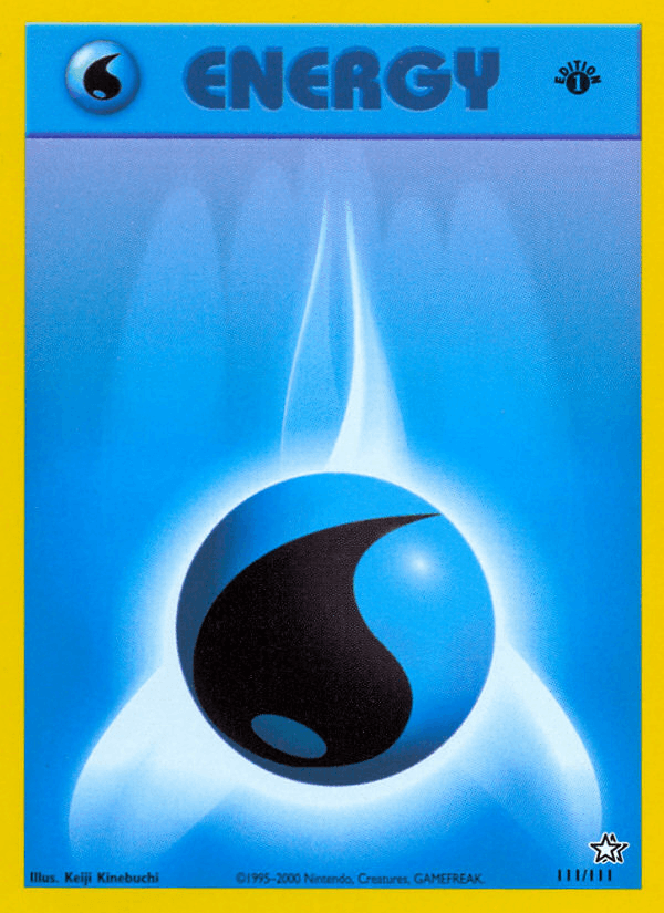 Water Energy 111/111 — Pokémon Neo Genesis card