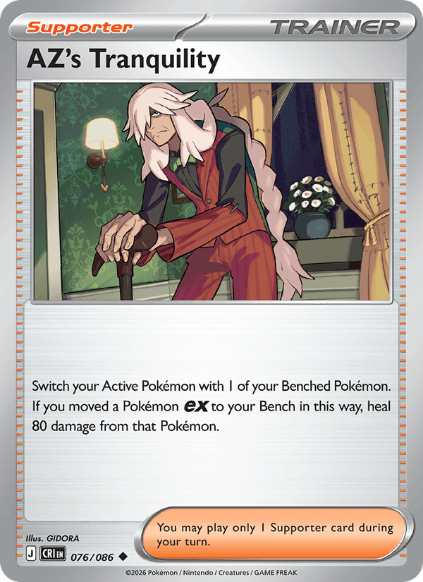 AZ's Tranquility 76/86 — Pokémon Chaos Rising catalogue reference