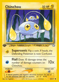 Chinchou 55/111 — Pokémon Neo Genesis card
