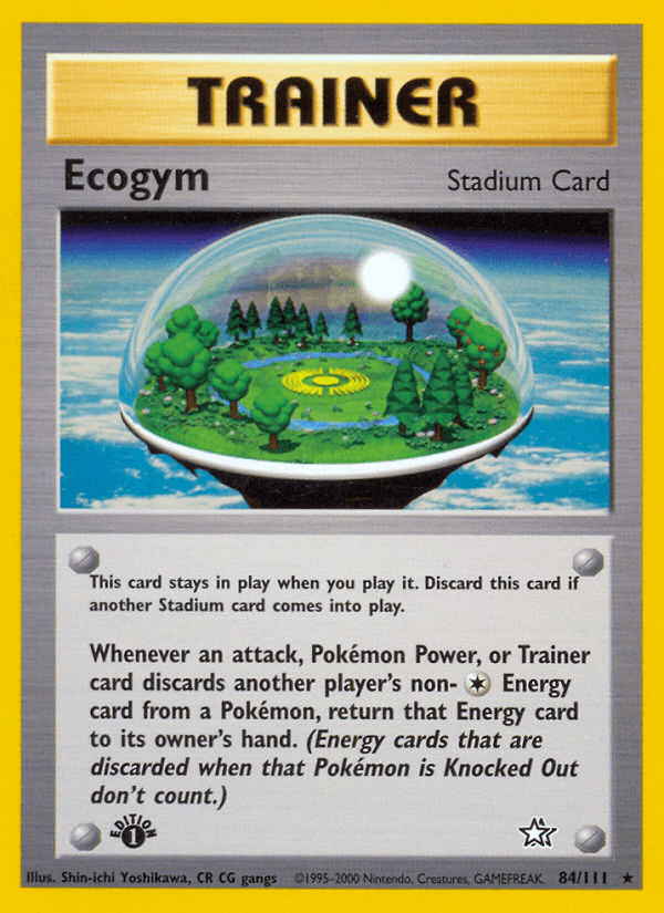 Ecogym 84/111 — Pokémon Neo Genesis card