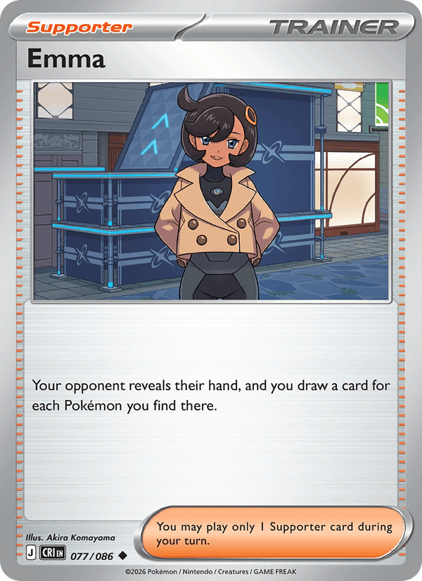 Emma 77/86 — Pokémon Chaos Rising catalogue reference