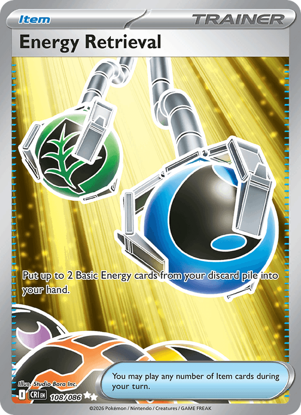 Energy Retrieval 108/86 — Pokémon Chaos Rising catalogue reference