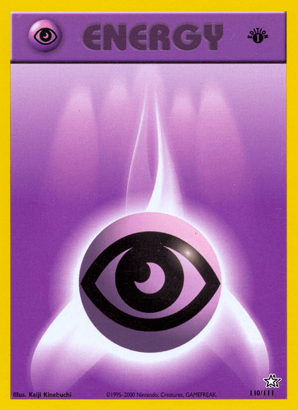 Psychic Energy 110/111 — Pokémon Neo Genesis card