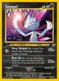 Sneasel 25/111 — Pokémon Neo Genesis card