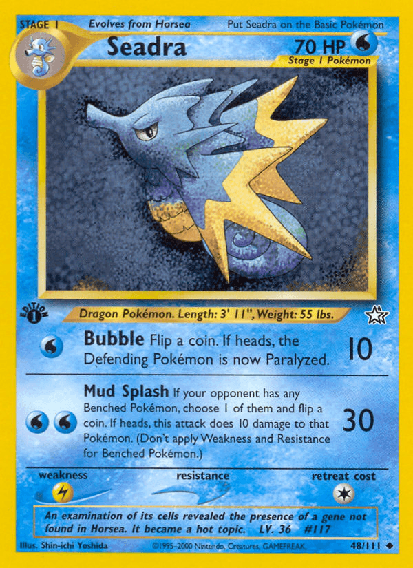 Seadra 48/111 — Pokémon Neo Genesis card