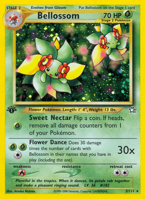 Bellossom 3/111 — Pokémon Neo Genesis card