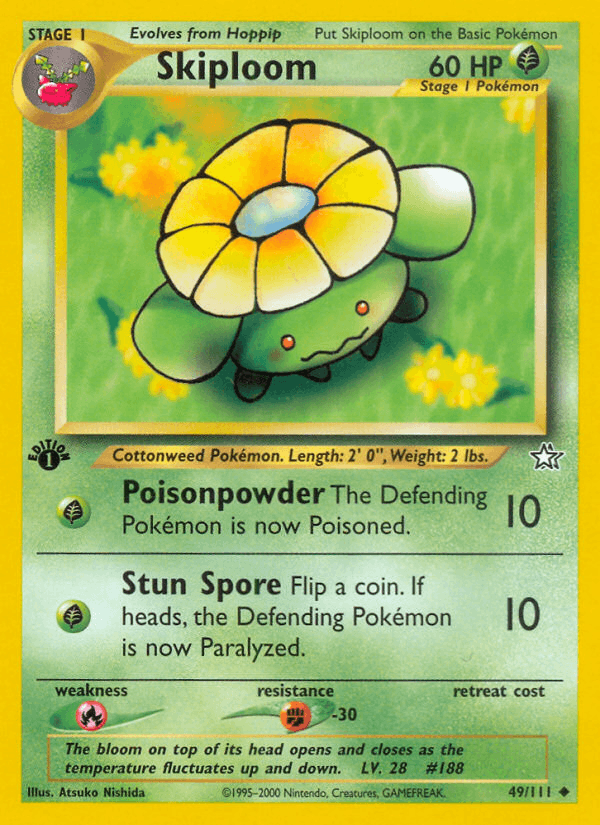 Skiploom 49/111 — Pokémon Neo Genesis card