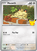 Meowth 113/128 — Pokémon 30th Celebration catalogue reference