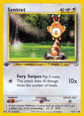 Sentret 71/111 — Pokémon Neo Genesis card