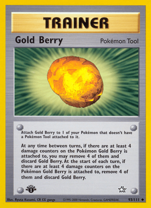 Gold Berry 93/111 — Pokémon Neo Genesis card