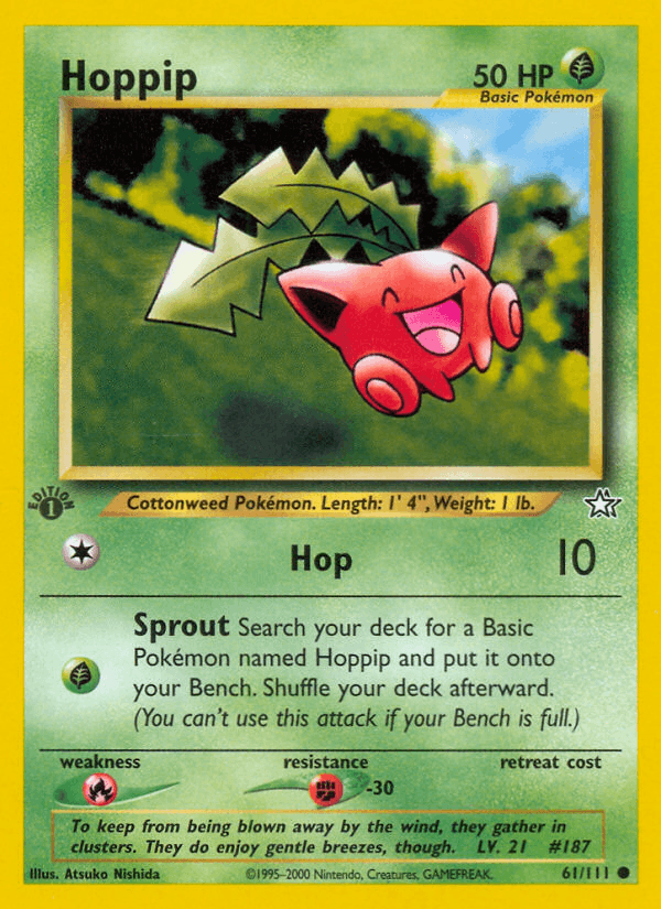 Hoppip 61/111 — Pokémon Neo Genesis card