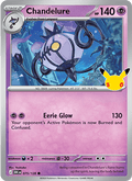 Chandelure 75/128 — Pokémon 30th Celebration catalogue reference