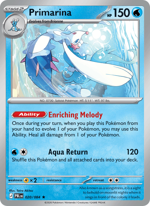 Primarina 20/84 Pitch Black | GATECRASH