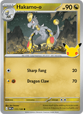 Hakamo-o 111/128 — Pokémon 30th Celebration catalogue reference