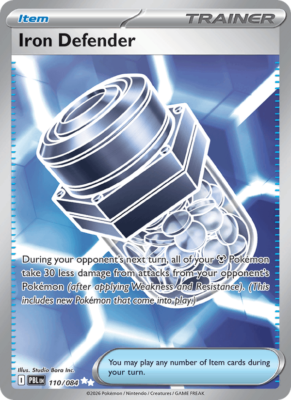 Iron Defender 110/84 — Pokémon Pitch Black catalogue reference