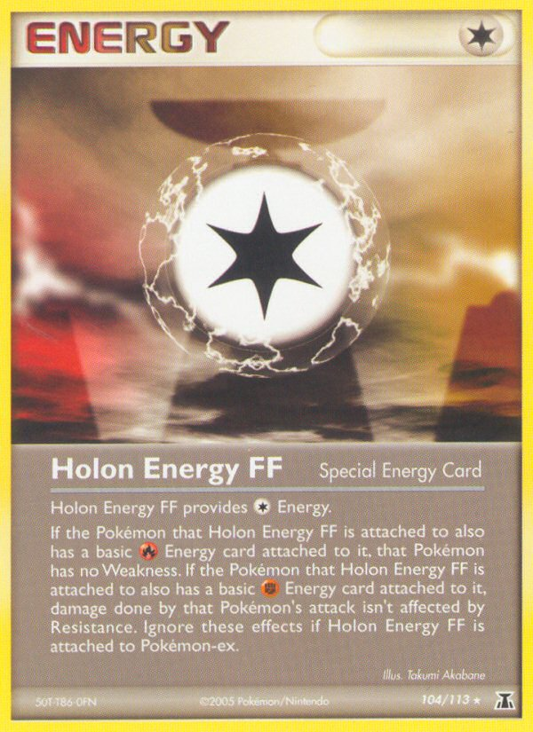 Holon Energy FF 104/113 Pokémon EX Delta Species (2005) English card — catalogue reference