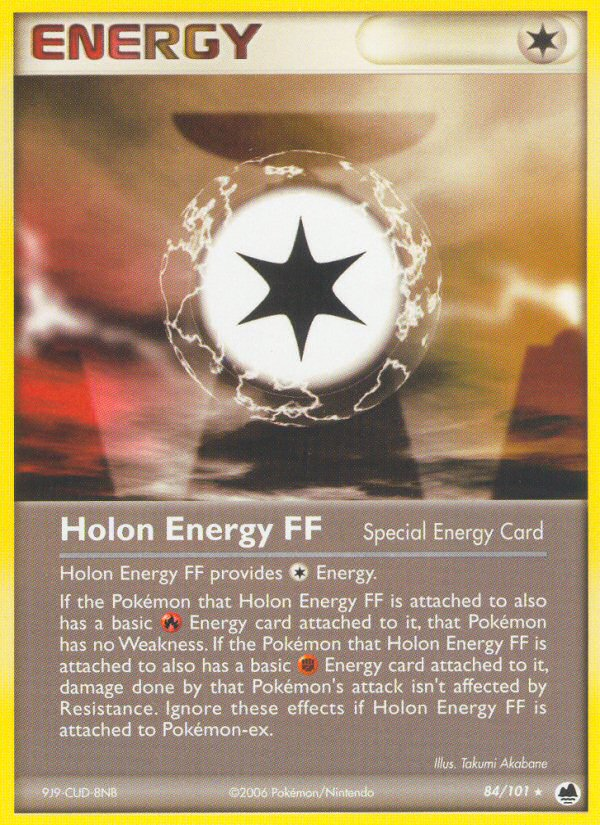 Holon Energy FF 84/101 Pokémon EX Dragon Frontiers (2006) English card — catalogue reference