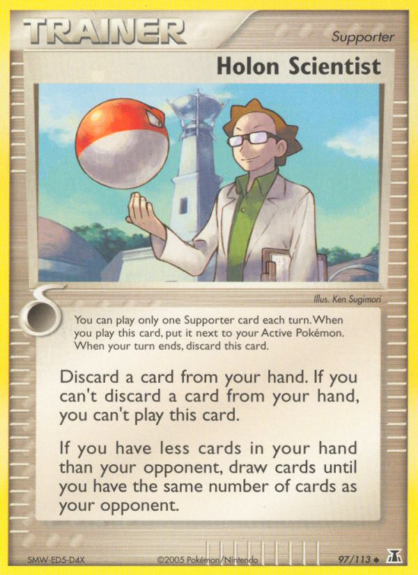 Holon Scientist 97/113 Pokémon EX Delta Species (2005) English card — catalogue reference
