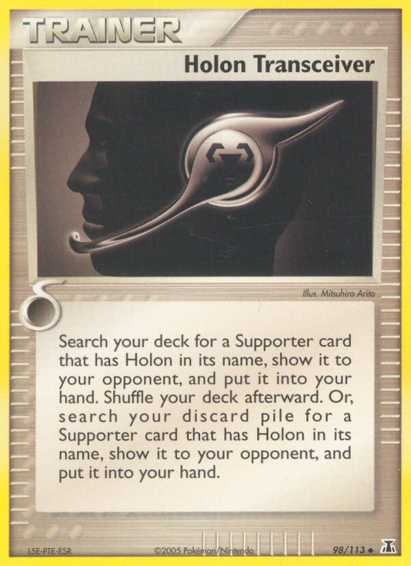 Holon Transceiver 98/113 Pokémon EX Delta Species (2005) English card — catalogue reference
