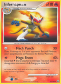 Infernape 22/100 Pokémon Majestic Dawn (2008) English card — catalogue reference