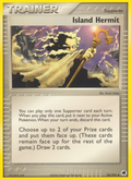 Island Hermit 76/101 Pokémon EX Dragon Frontiers (2006) English card — catalogue reference