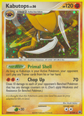 Kabutops 6/100 Pokémon Majestic Dawn (2008) English card — catalogue reference