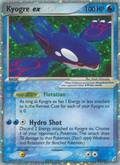 Kyogre ex 95/100 Pokémon EX Crystal Guardians (2006) English card — catalogue reference