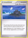 Lake Boundary 112/123 Pokémon Mysterious Treasures (2007) English card — catalogue reference