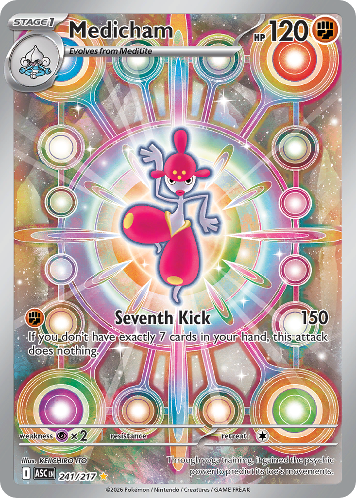 Medicham 241/217 — English Pokémon Ascended Heroes (2026)