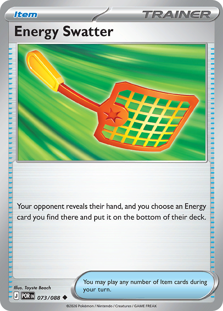 Energy Swatter 73/88 — English Pokémon Perfect Order (2026)