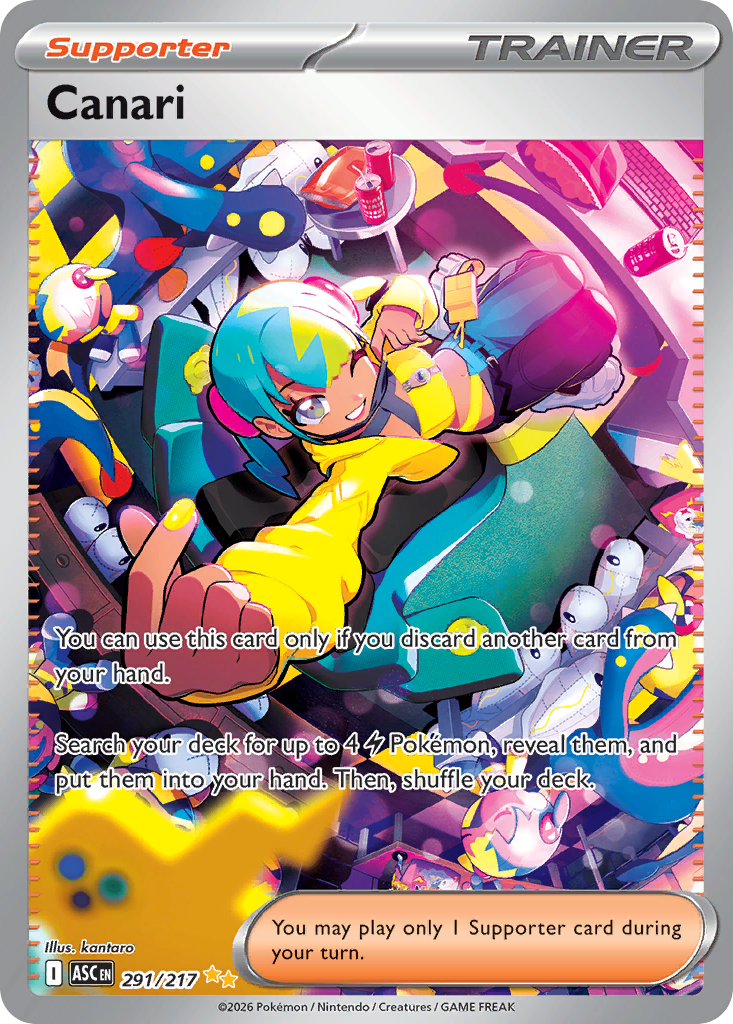 Canari 291/217 — English Pokémon Ascended Heroes (2026)