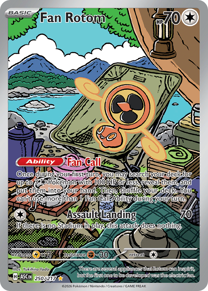 Fan Rotom 250/217 — English Pokémon Ascended Heroes (2026)
