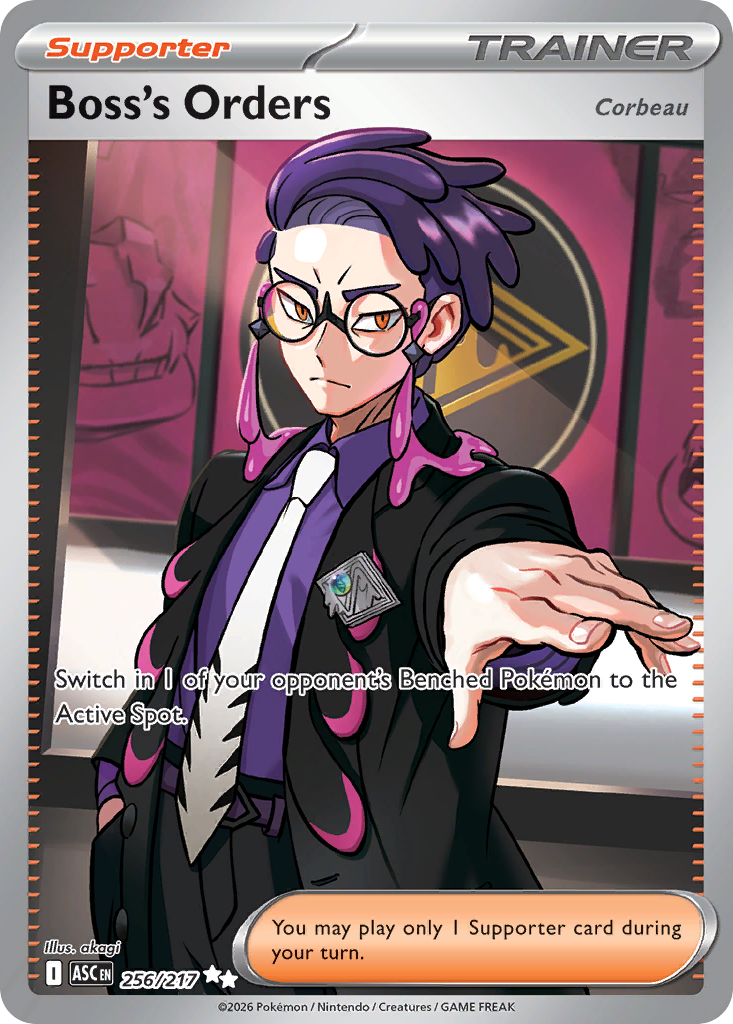 Boss's Orders 256/217 — English Pokémon Ascended Heroes (2026)