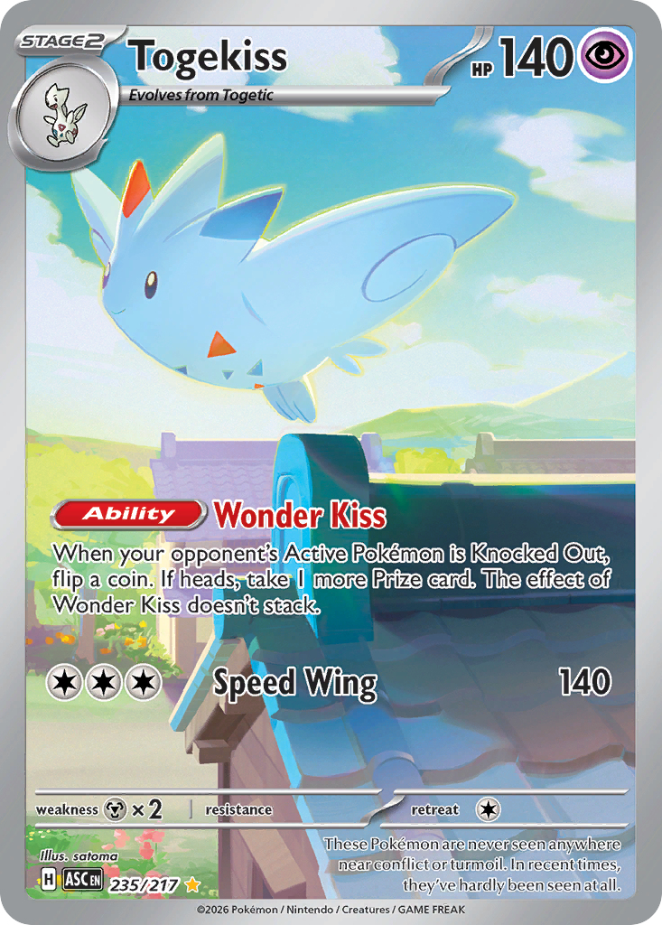Togekiss 235/217 — English Pokémon Ascended Heroes (2026)