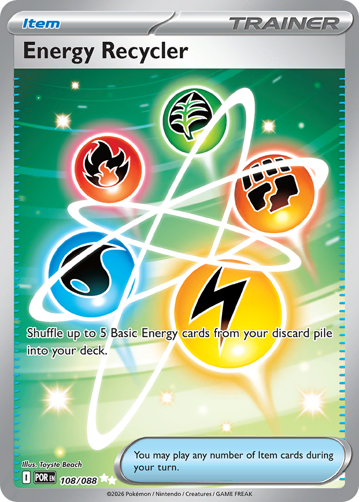 Energy Recycler 108/88 — English Pokémon Perfect Order (2026)