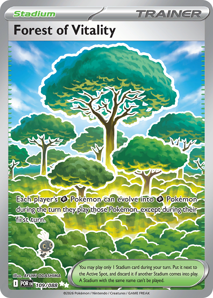 Forest of Vitality 109/88 — English Pokémon Perfect Order (2026)