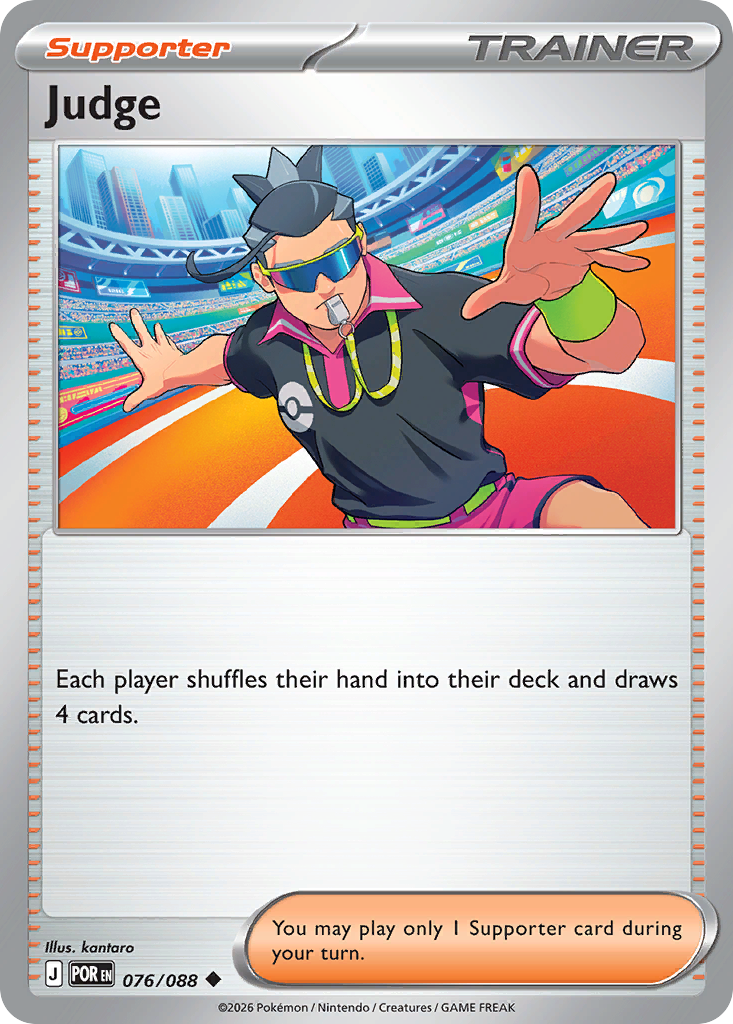 Judge 76/88 — English Pokémon Perfect Order (2026)