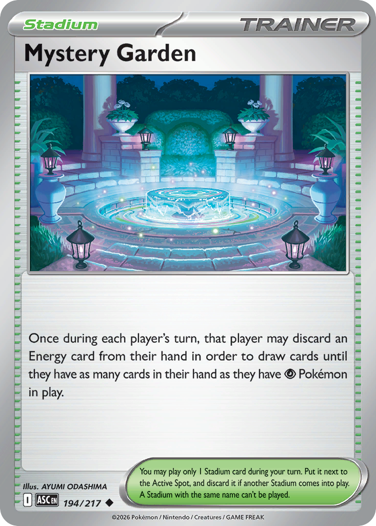 Mystery Garden 194/217 — English Pokémon Ascended Heroes (2026)