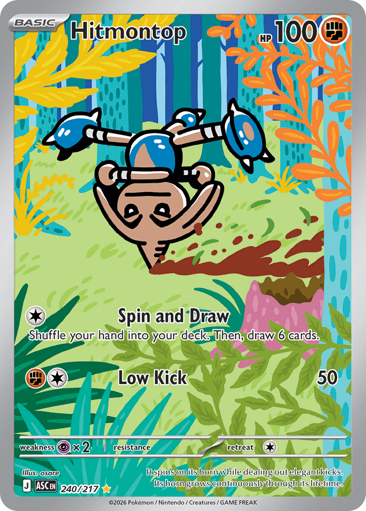 Hitmontop 240/217 — English Pokémon Ascended Heroes (2026)