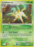 Leafeon 7/100 Pokémon Majestic Dawn (2008) English card — catalogue reference