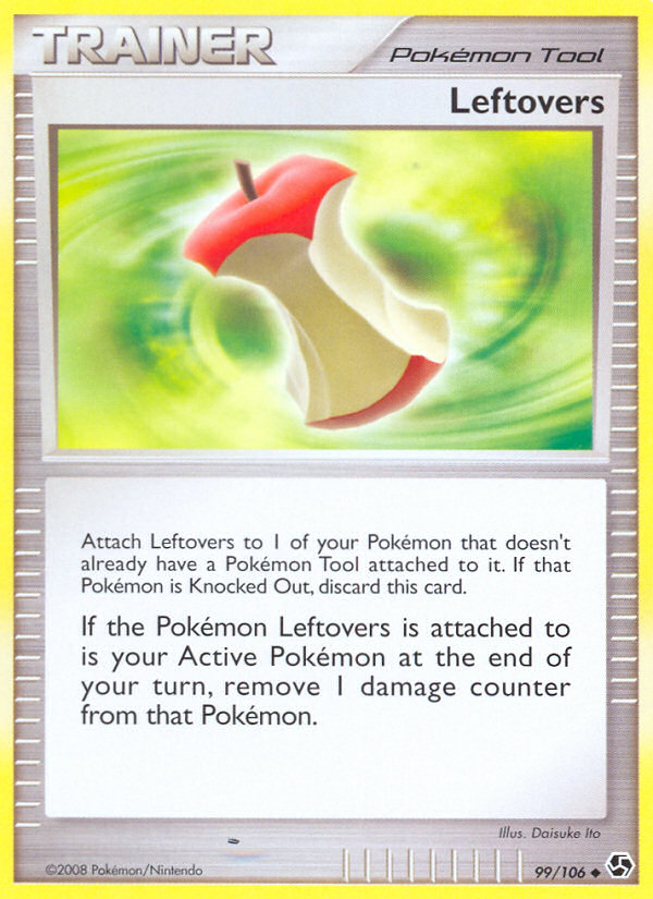 Leftovers 99/106 Pokémon Great Encounters (2008) English card — catalogue reference