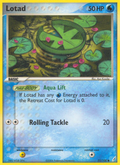 Lotad 55/100 Pokémon EX Crystal Guardians (2006) English card — catalogue reference
