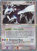 Lugia ex 105/115 Pokémon EX Unseen Forces (2005) English card — catalogue reference