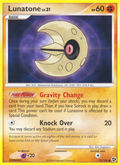 Lunatone 76/106 Pokémon Great Encounters (2008) English card — catalogue reference