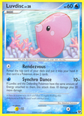 Luvdisc 77/106 Pokémon Great Encounters (2008) English card — catalogue reference