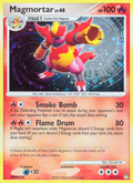 Magmortar 12/123 Pokémon Mysterious Treasures (2007) English card — catalogue reference