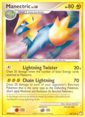 Manectric 28/123 Pokémon Mysterious Treasures (2007) English card — catalogue reference