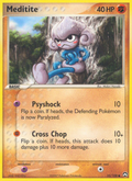 Meditite 55/108 Pokémon EX Power Keepers (2007) English card — catalogue reference