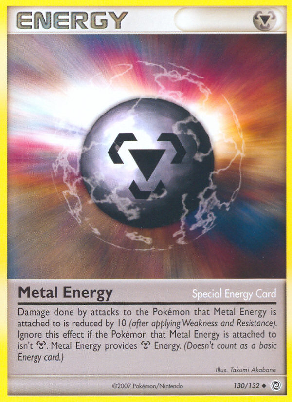 Metal Energy 130/132 Pokémon Secret Wonders (2007) English card — catalogue reference