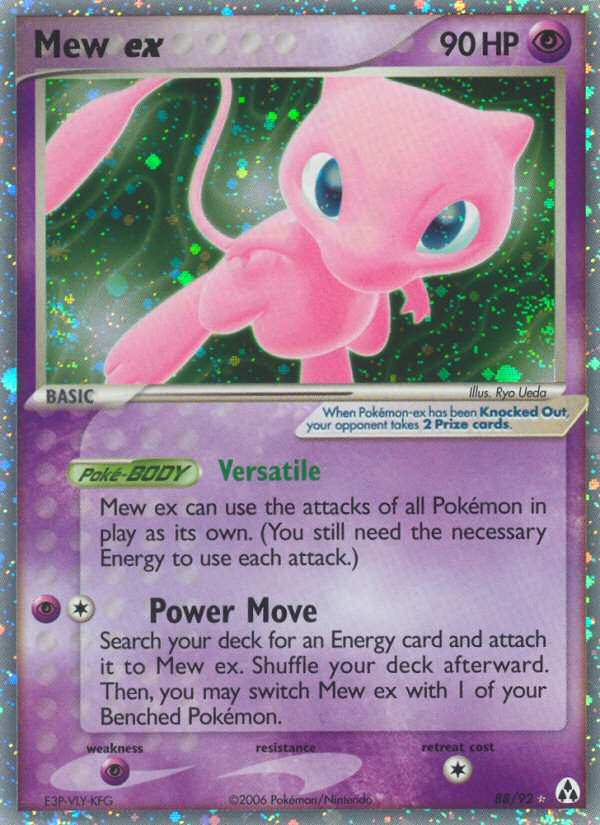 Mew ex 88/92 Pokémon EX Legend Maker (2006) English card — catalogue reference